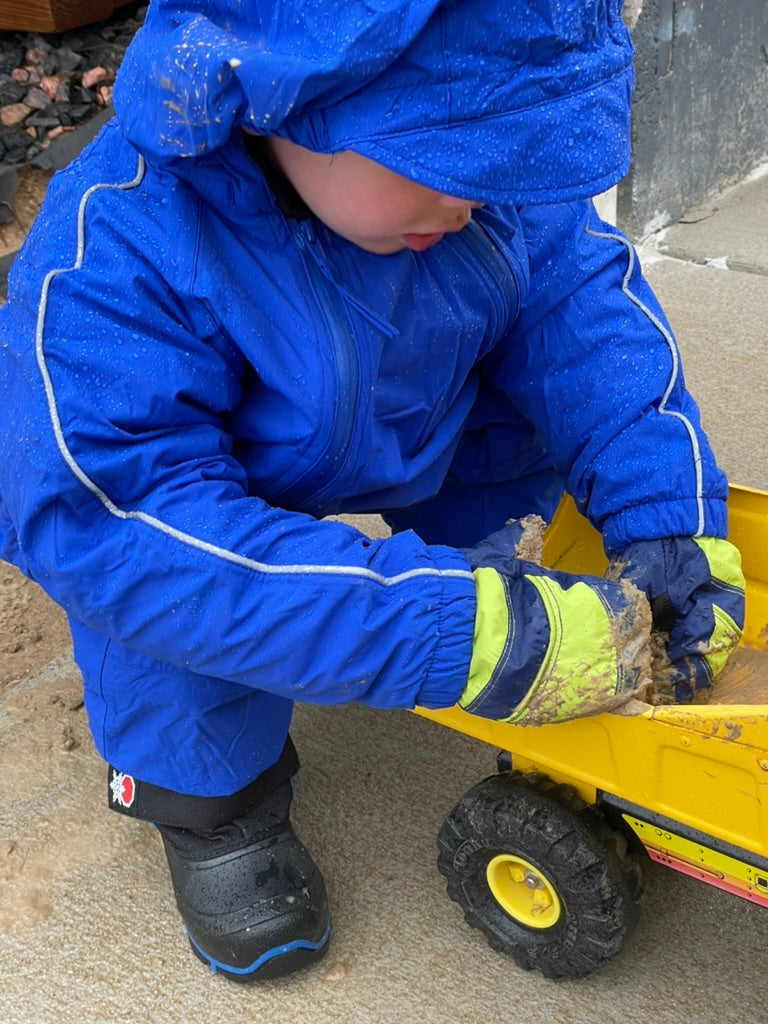 Fleece Lined Coverall Rain Snow and Mud Suit