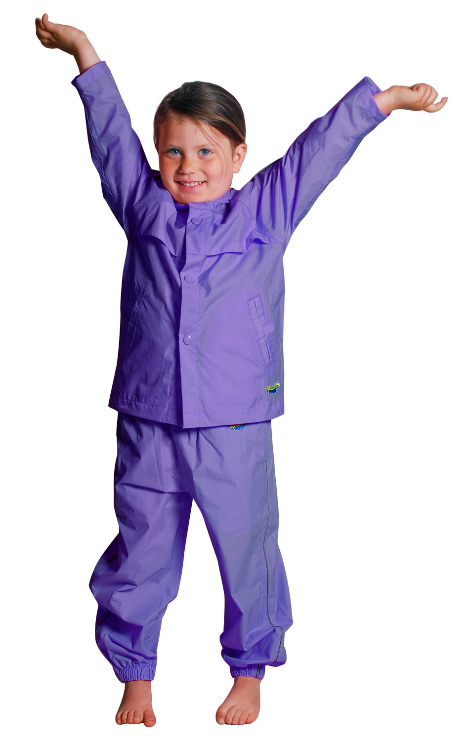 Splashy Nylon Rain Jacket