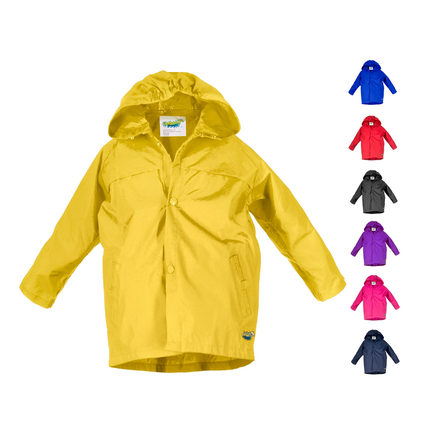 Splashy Waterproof Rain Jacket for Kids - Splashy Rainwear USA