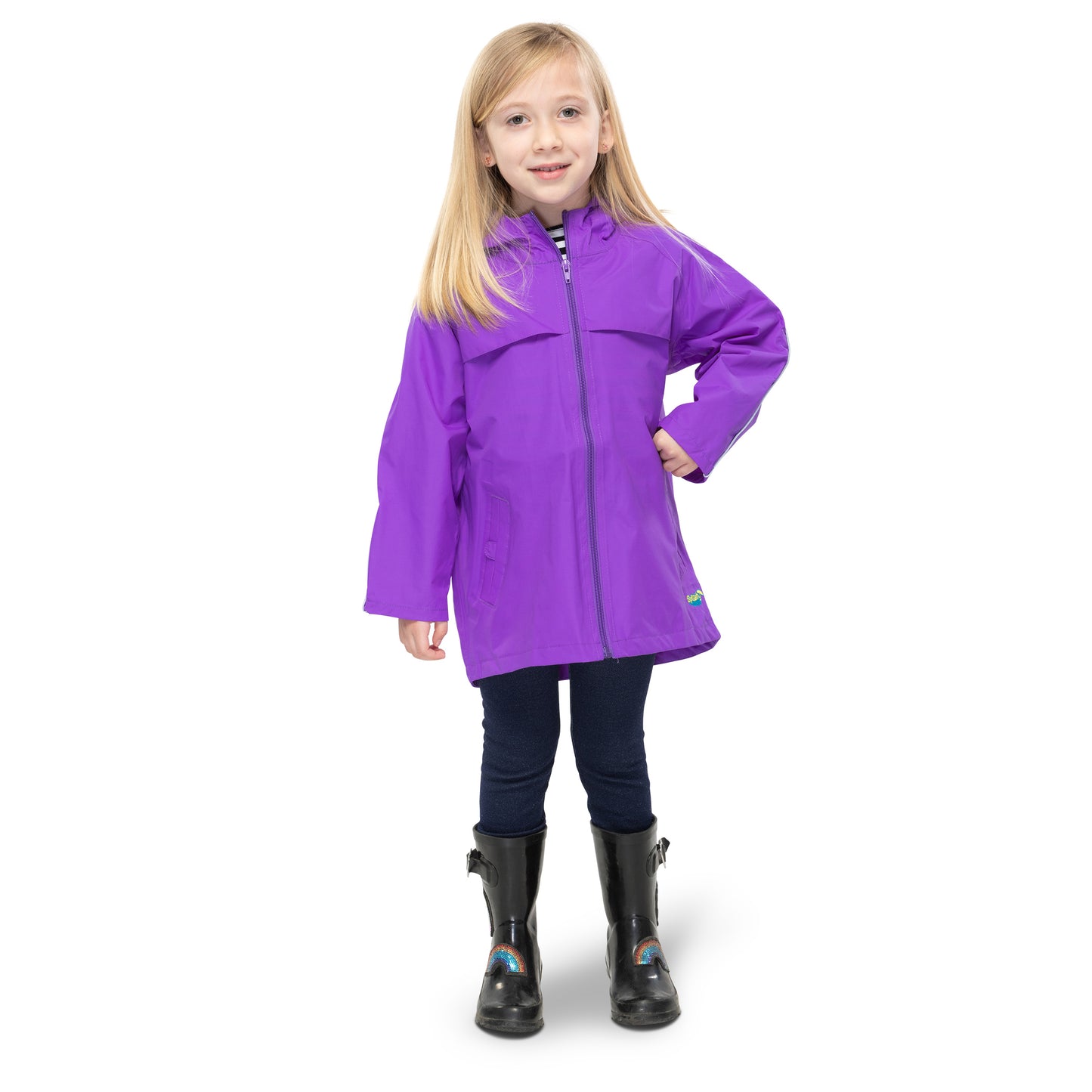 Splashy Nylon Rain Coat