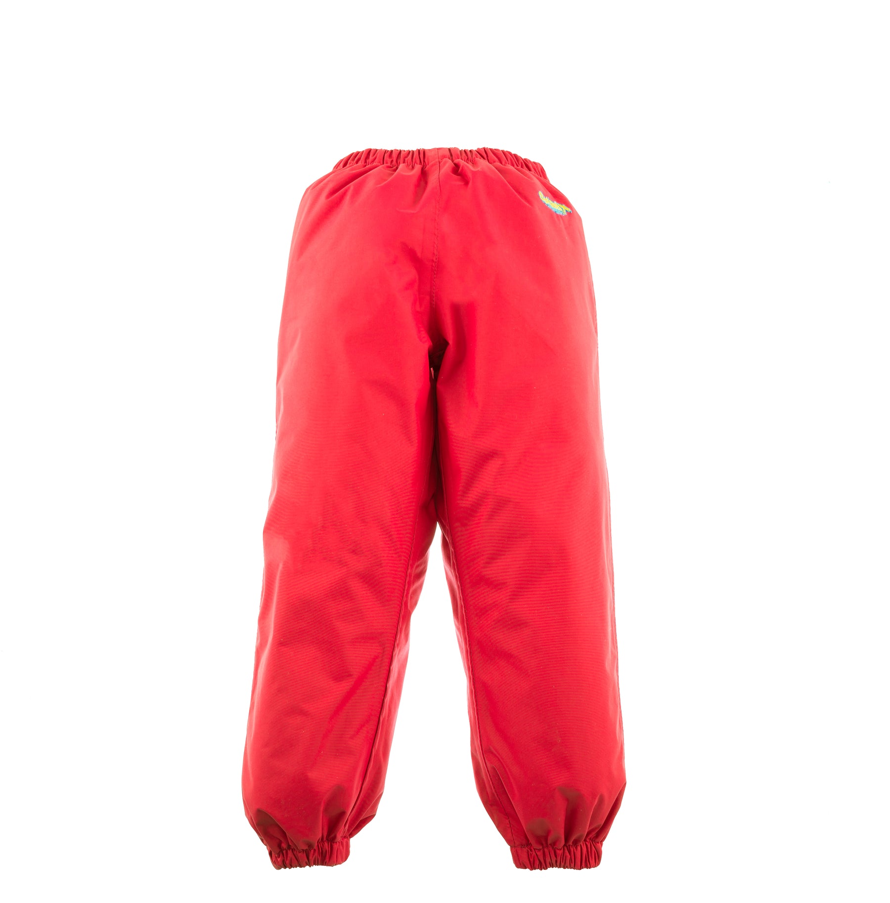 Red Waterproof pants - Slicks Zippers by Run Jump Splash Play – Puddlebug